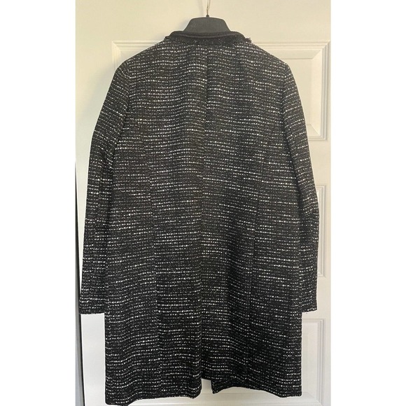 NWT NEW J.CREW TWEED BLACK LONG JACKET COAT 6 SOLD OUT! - Picture 11 of 14